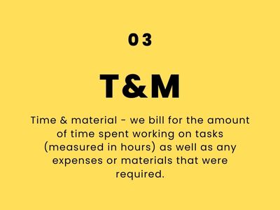 SolutionBA - engagement types - time and material