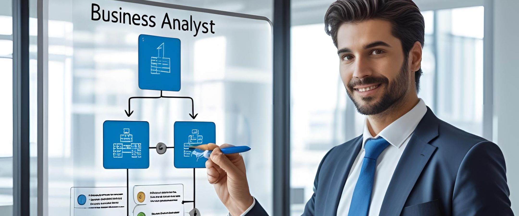Solution Business Analysts - BA Diagram - 1920 × 800px